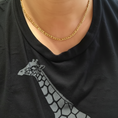Load image into Gallery viewer, Figaro Link Chain in 24K Yellow Gold - 4mm -18"