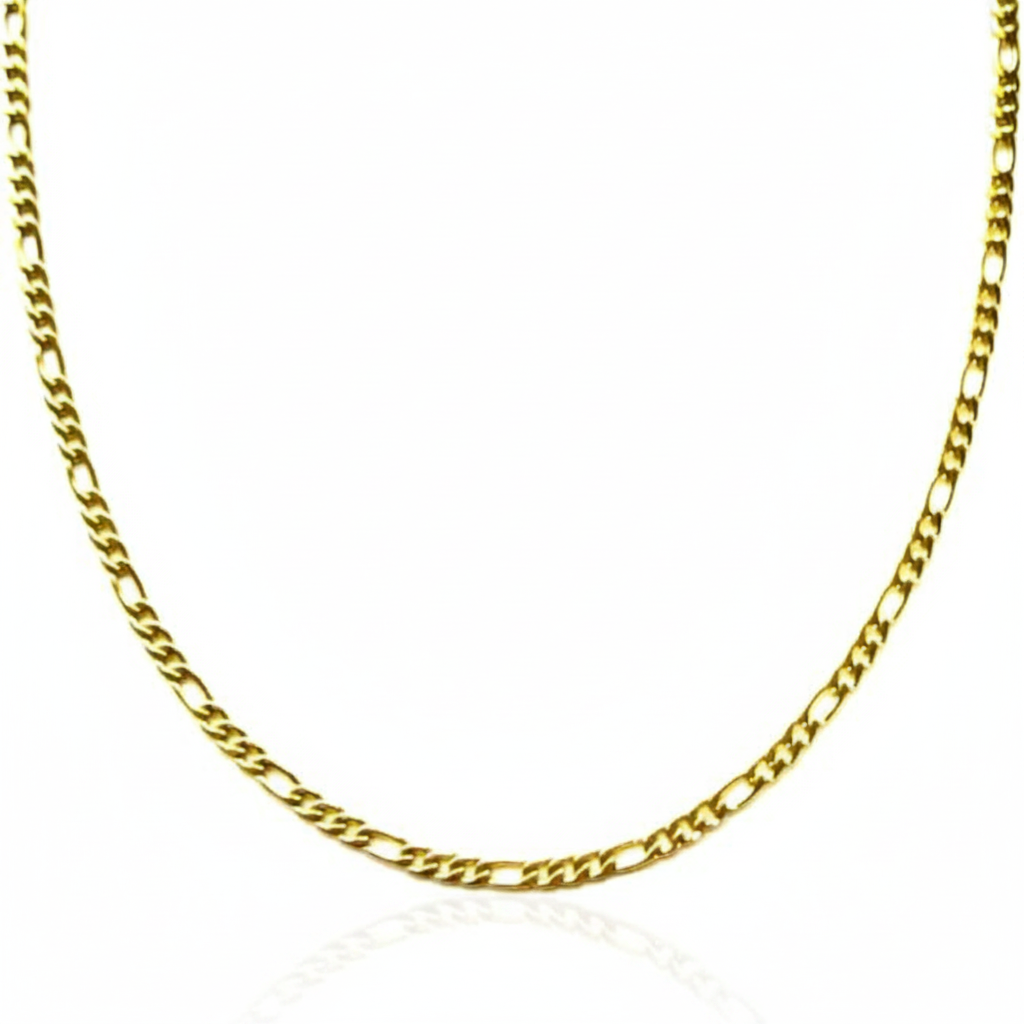 Figaro Link Chain in 14K Yellow Gold - 4mm (22")
