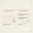 Load image into Gallery viewer, Rope Anklet Bracelet in Real 24K Gold (8–10”)
