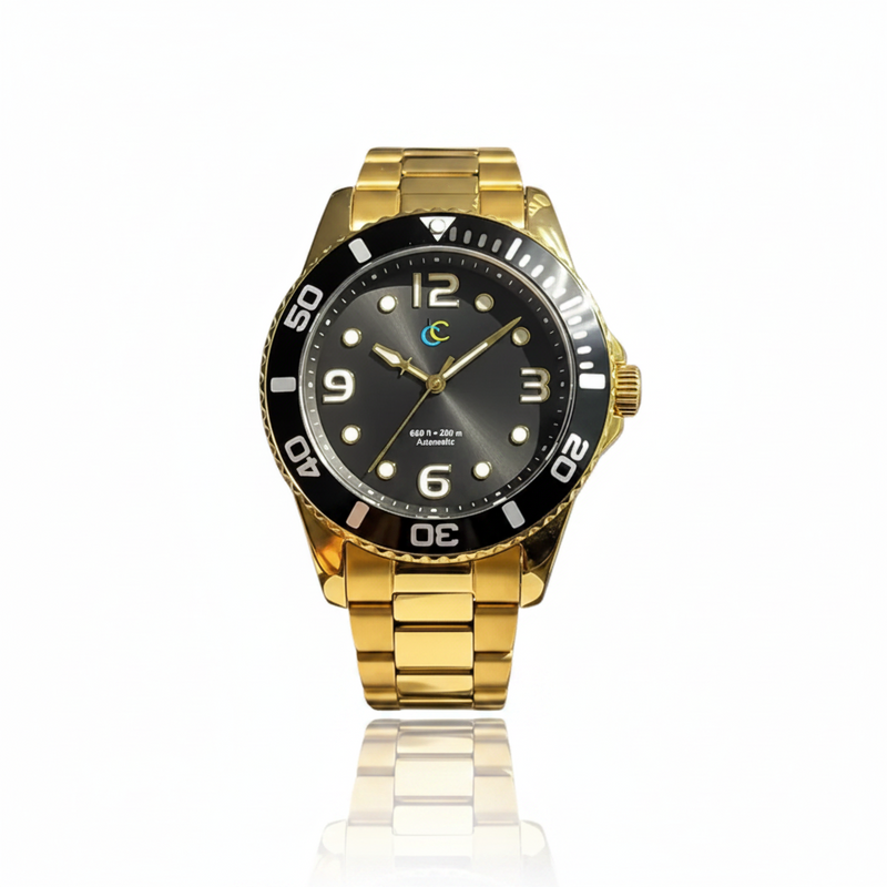 Luxury Sapphire Crystal Performance Timepiece – Gold Finish