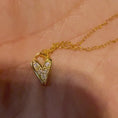 Load and play video in Gallery viewer, Gift Heart Necklace — In 14k Gold, 18″ Chain, Timeless Romance
